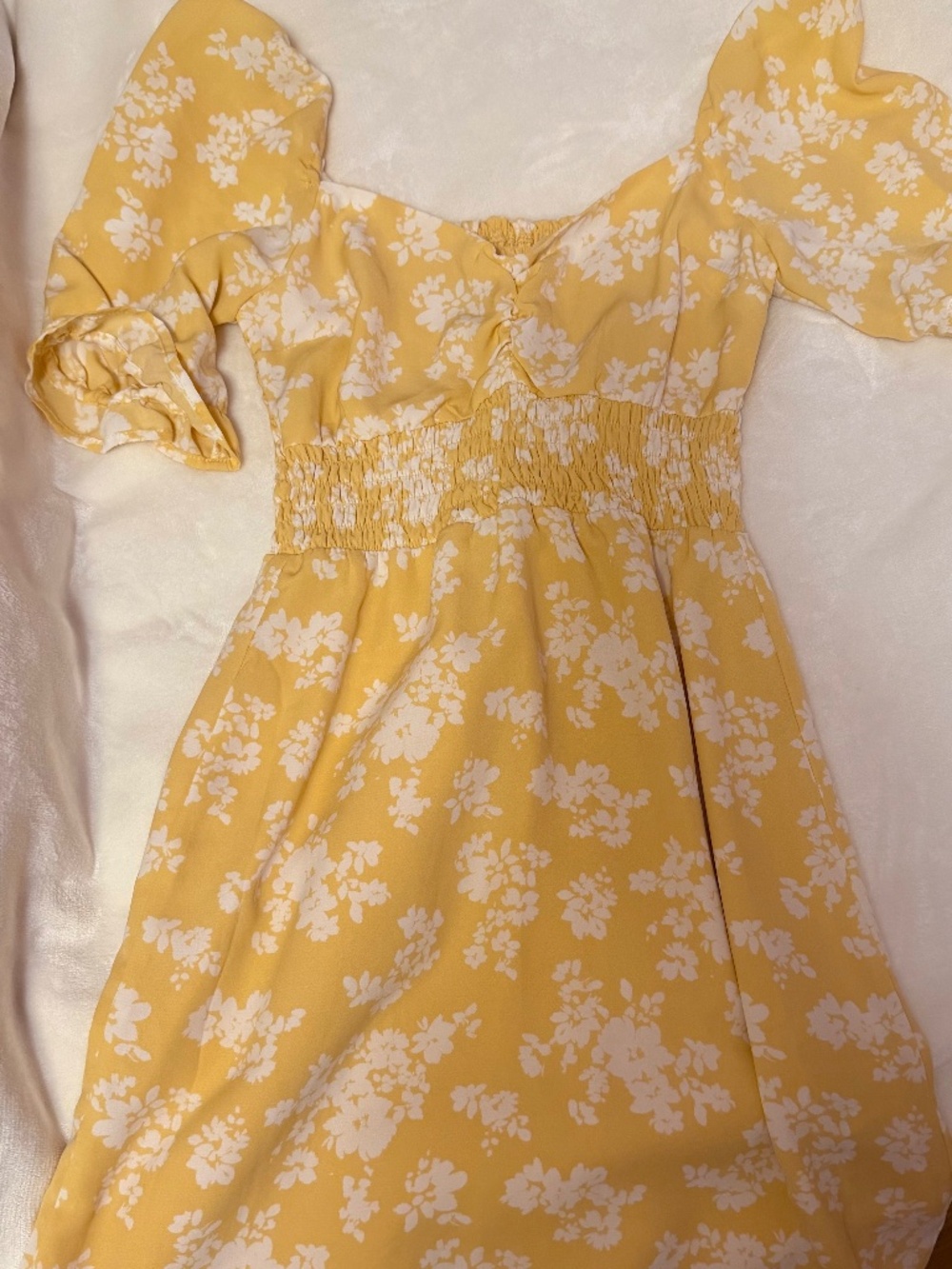 Yellow abercrombie dress